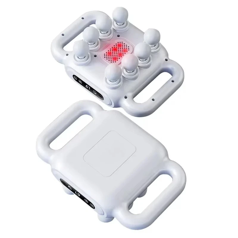 8 Heads Massage Gun Sports Muscle Massager Muscle Recovery and Health Products Deep Tissue Strike Vibration Fitness Massager