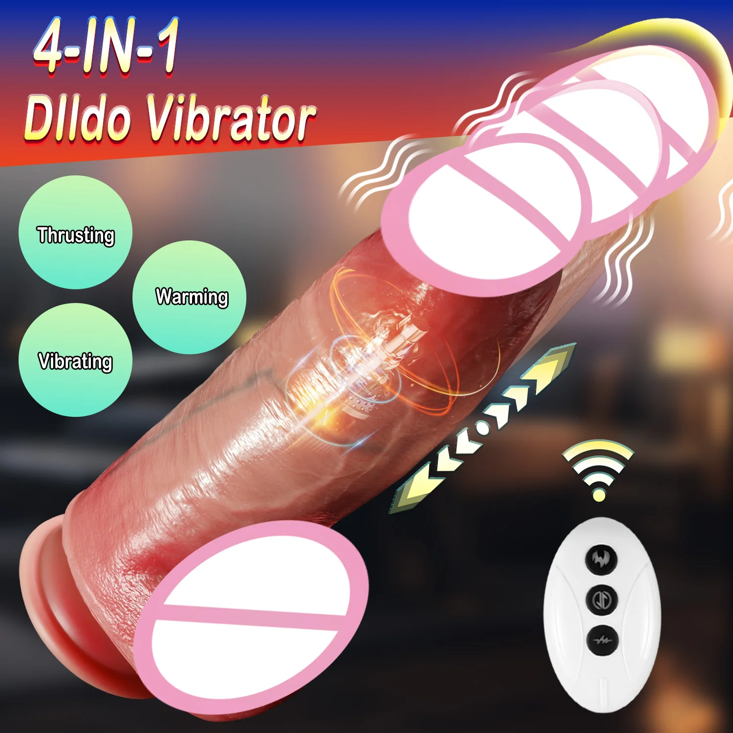 

Realistic Dildo Heated Vibrator Stretchable Big Penis Vagina G-spot Masturbation Anal Plug Couple Flirting Sex Toys For Women