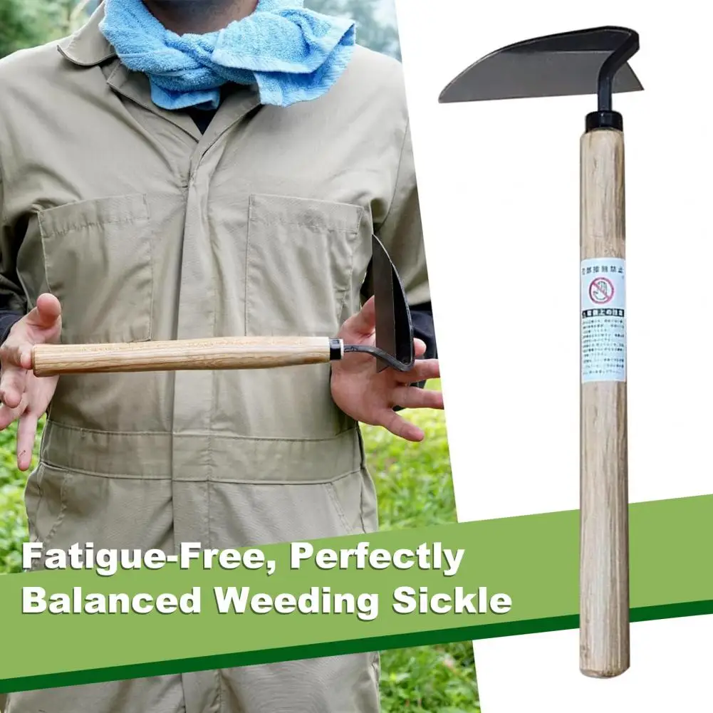 Manual Weeder Japanese Weeding Sickle Ergonomic Grip Handheld Weed Puller Tool Garden Grass Weeder With Razor Sharp Blades