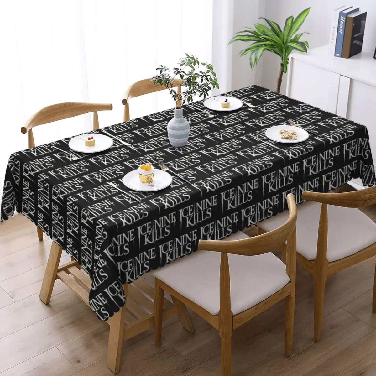 Ice Nine Kills Tablecloth Restaurant Kitchen Rectangular Tablecloth Festival Party Decorations Tablecloth Dining Table Cover