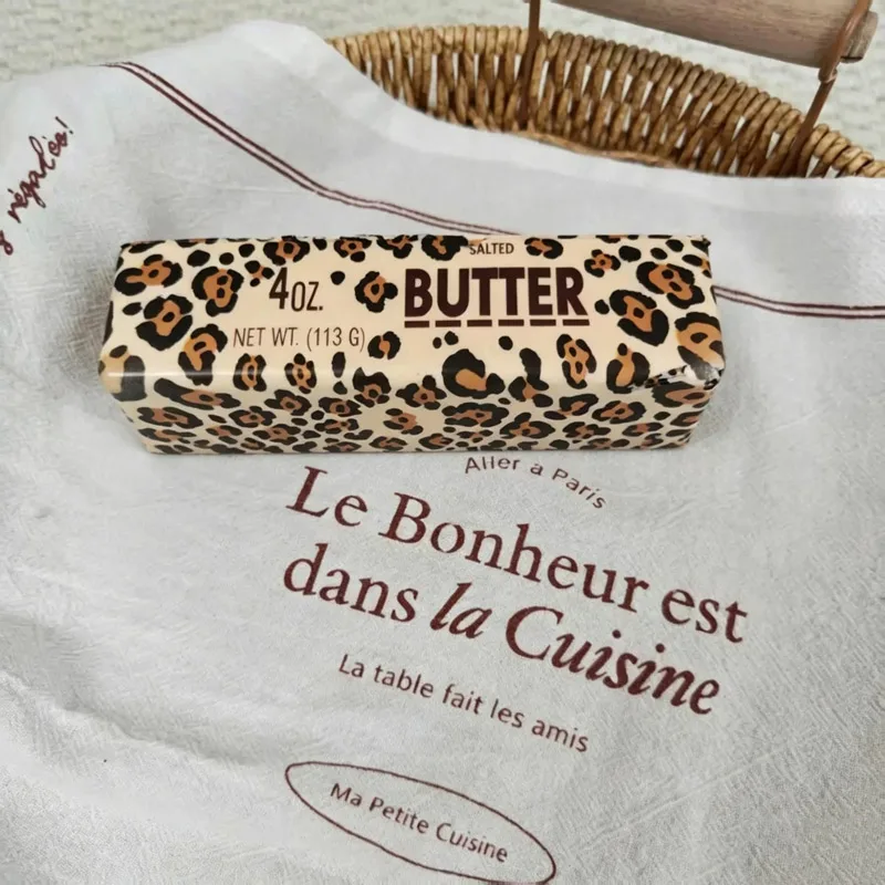 Leopard Butter Stick Squishy Slow Rebound Ultra Soft Creative Funny Print Stretch Squeeze Stress Relief Fidget Desk Decor Gift