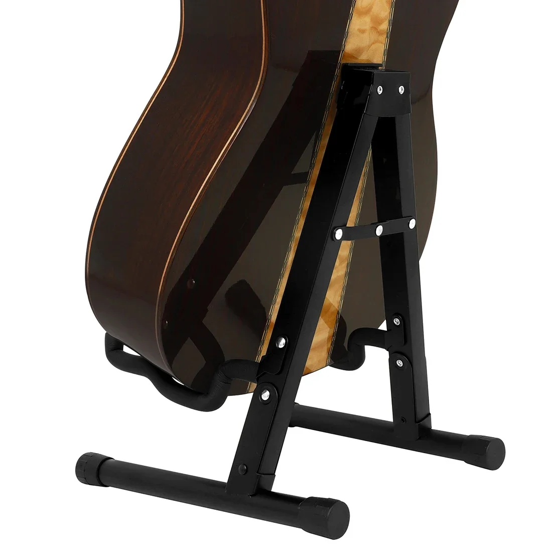 Modèle A support de guitare pliant-noir support universel support de guitare protecteur de coussinet de jambe couvre-jambes de meubles en Silicone