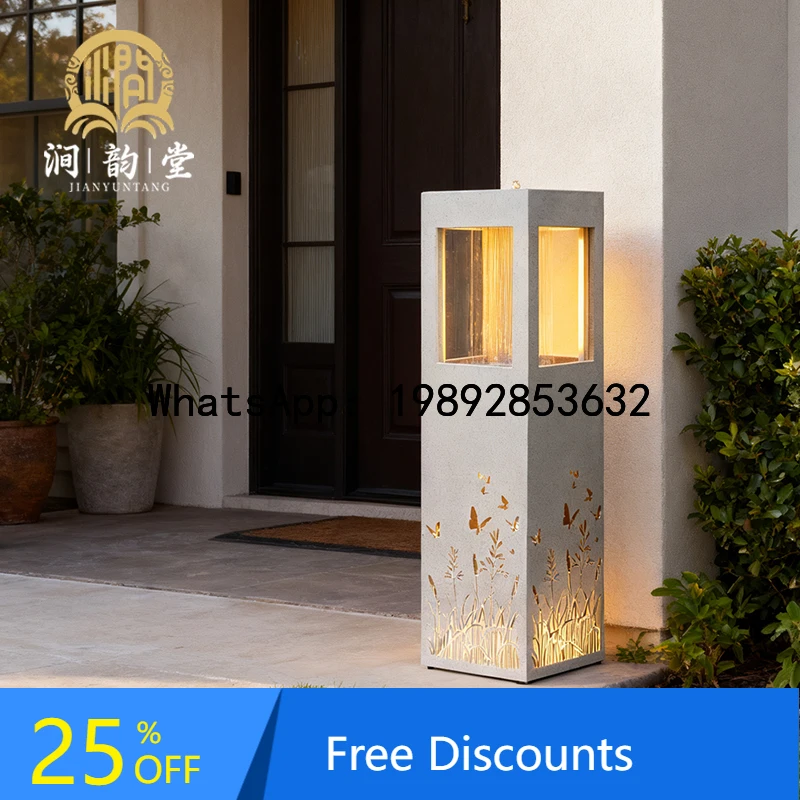 

XL Outdoor Courtyard Water Flowing Ornament Circulating Water Balcony Decoration Landscape Small Fountain