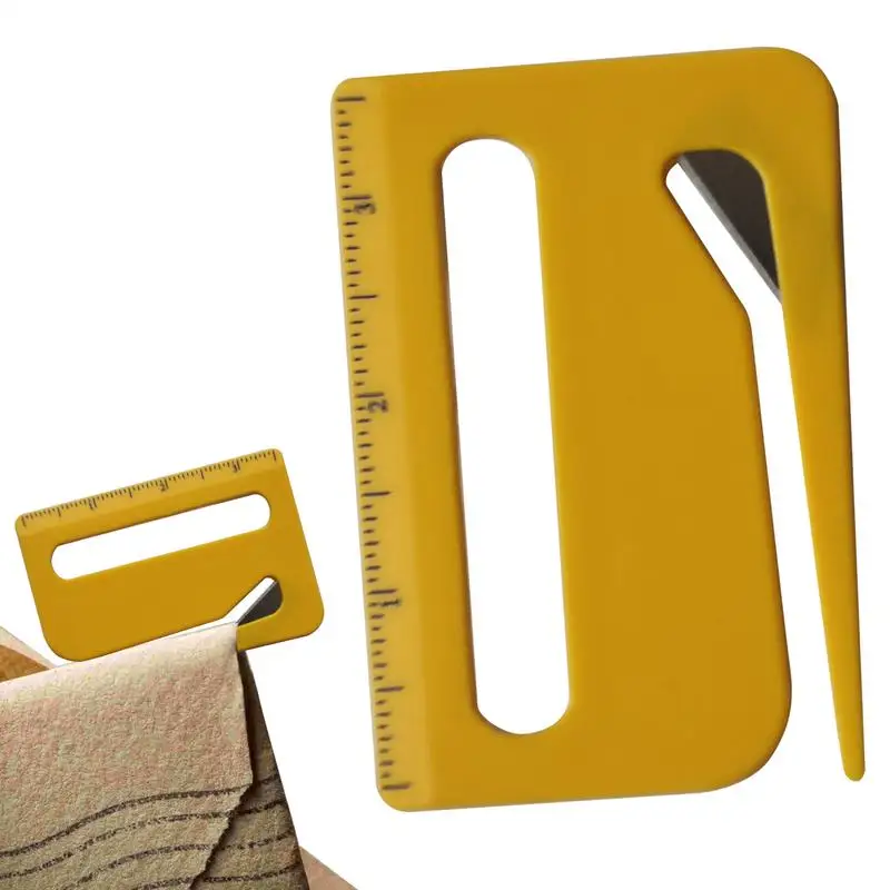 Letter Opener Envelope Mail Slitter Wrapping Cutter Box Opener Safe Mail Opener With Pointed End Magnifying Glass Ruler