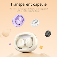 HOCO EQ3 Wireless earphone Bluetooth earbuds In-ear Mini Music headset for Smart phone with Transparent Charging Box LED Display