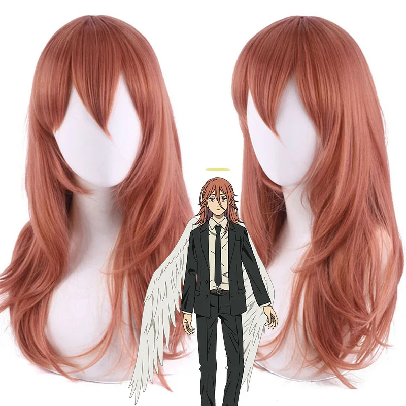 Peruka do cosplay Chainsaw Man, peruka anime japońskiego, peruka wielofunkcyjna do przebrania Denji, Power, Reze, unisex, akcesoria do kostiumów na Comic Con, sceniczne.