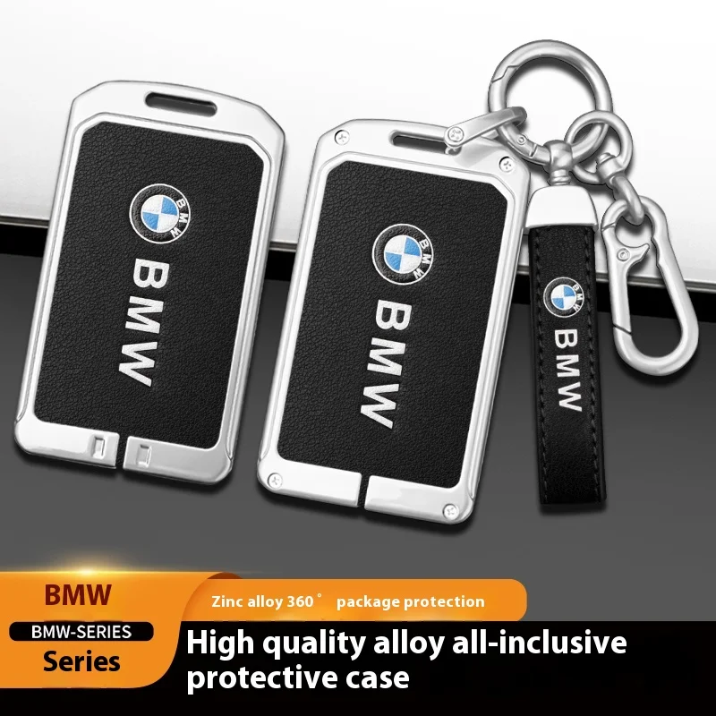 Car Zinc Alloy Key Case Bag Key Chain Metal Key Shell For BMW M3 M4 M5 X1 X3 X5 X7 F25 F15 F10 F20 F01 G20 G30 F30 G11 G01 G05