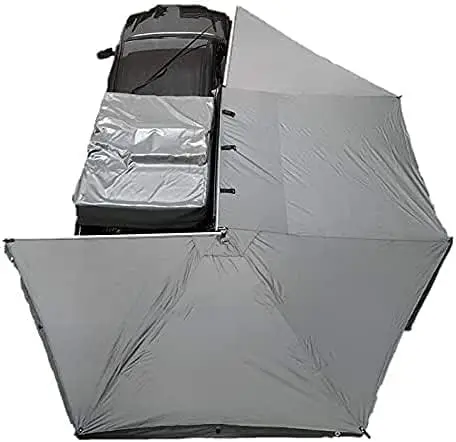 Awning 270 Passenger Side - Dark Gray Cover with Black Cover Universal