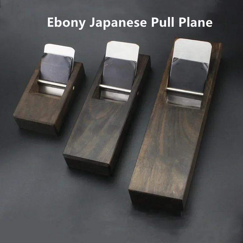 Imagem -04 - Plano Europeu Aparar Plaina Manual Solid Ebony Carpintaria Ferramenta Alloy Steel Blade Processo Faça Você Mesmo Plaina Manual
