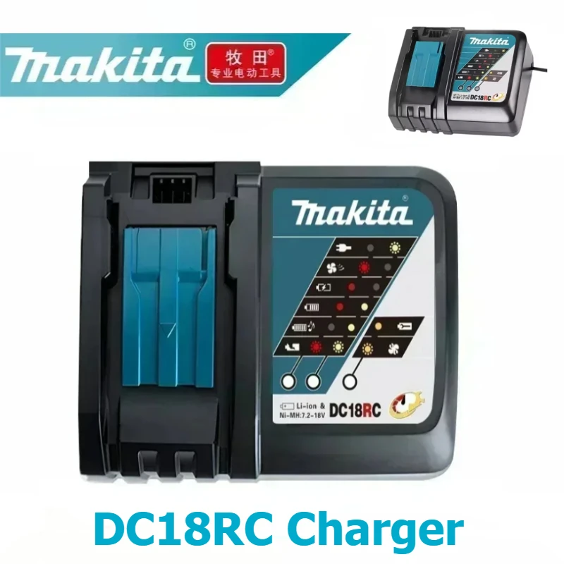

MAKITA DC18SD Charger With LED Display 14.4V 18V Bl1830 Bl1430 Dc18Ra Electric Power DC18Rct 3A Charging