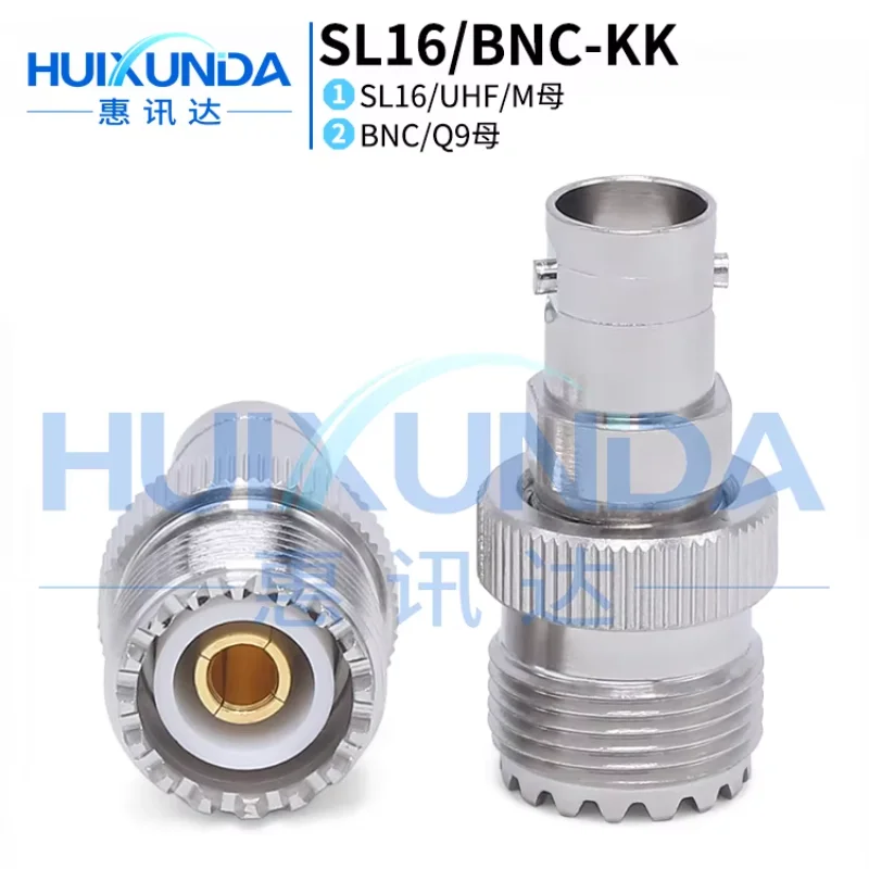 SL16/BNC-KK SL16 female to BNC female adapter BNC/UHF-KK RF connector M/Q9