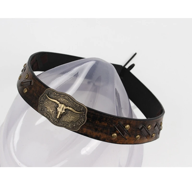 50JB – bandeau remplacement pour chapeau, décoratif ethnique, ceinture chapeau Cowboy pour fête