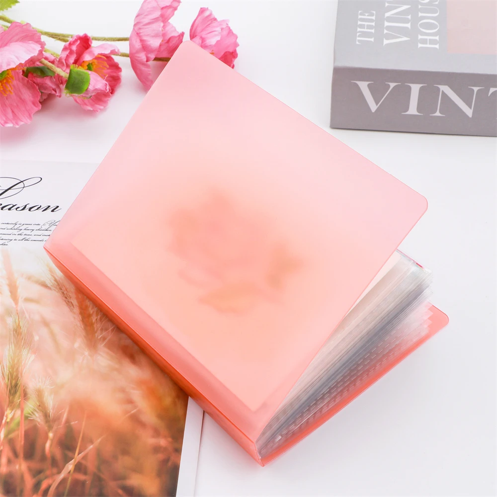 A6 Sizes Clear Sticker Photo Storage Album with 40 Pages Booklet Book For Stamps&Cutting Dies Storage Book Organizer Folder Bags