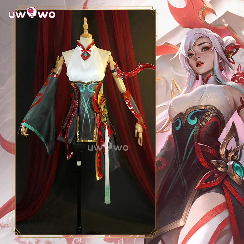 

UWOWO Collab Series：League of Legends/LOL Ari Lia Cosplay Costume Woman Dress