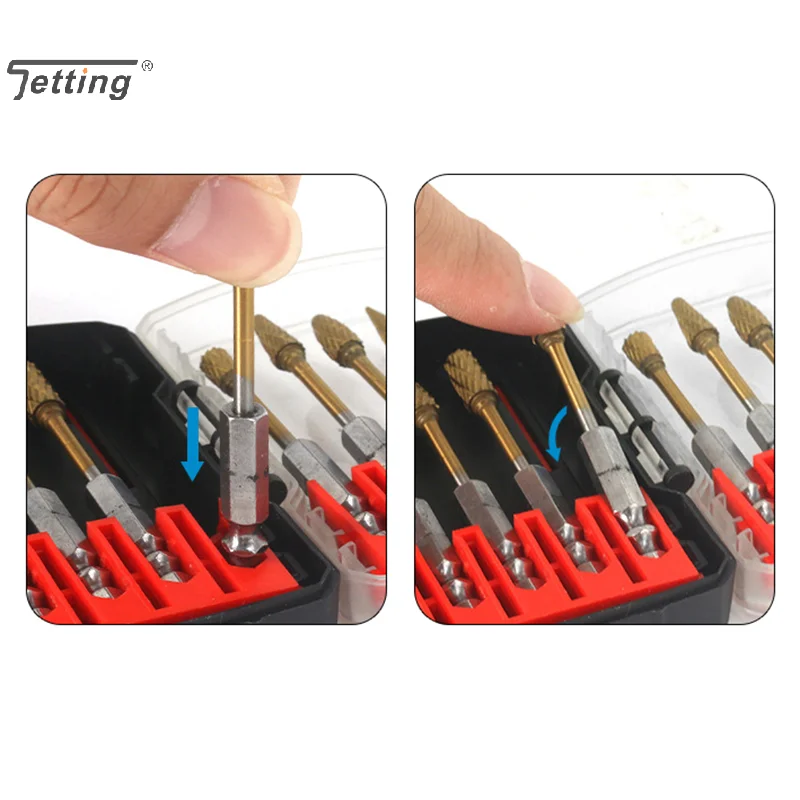 

Чехол для хранения сверл, портативный чехол для шестигранных сверл 6,35 мм, 5 размеров, водостойкий съемный держатель из ПВХ, подвесное хранилище