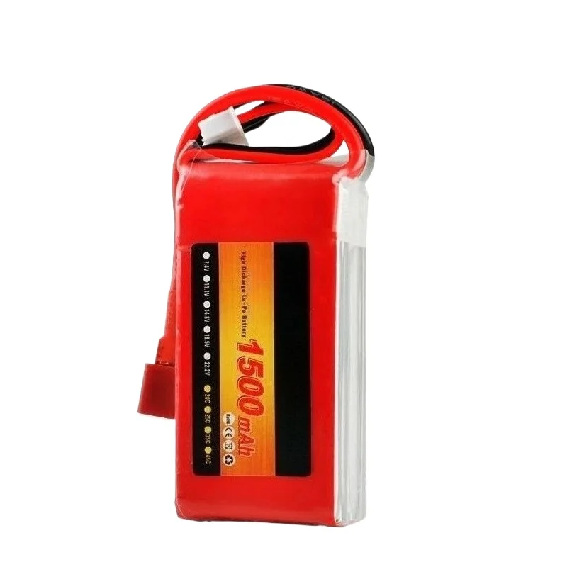 New 11.1V 1500mAh 25C Lithium-polymer Rechargeable Battery Pack for Vehicle Model Fixed Wing Aircraft High Quality Model Battery