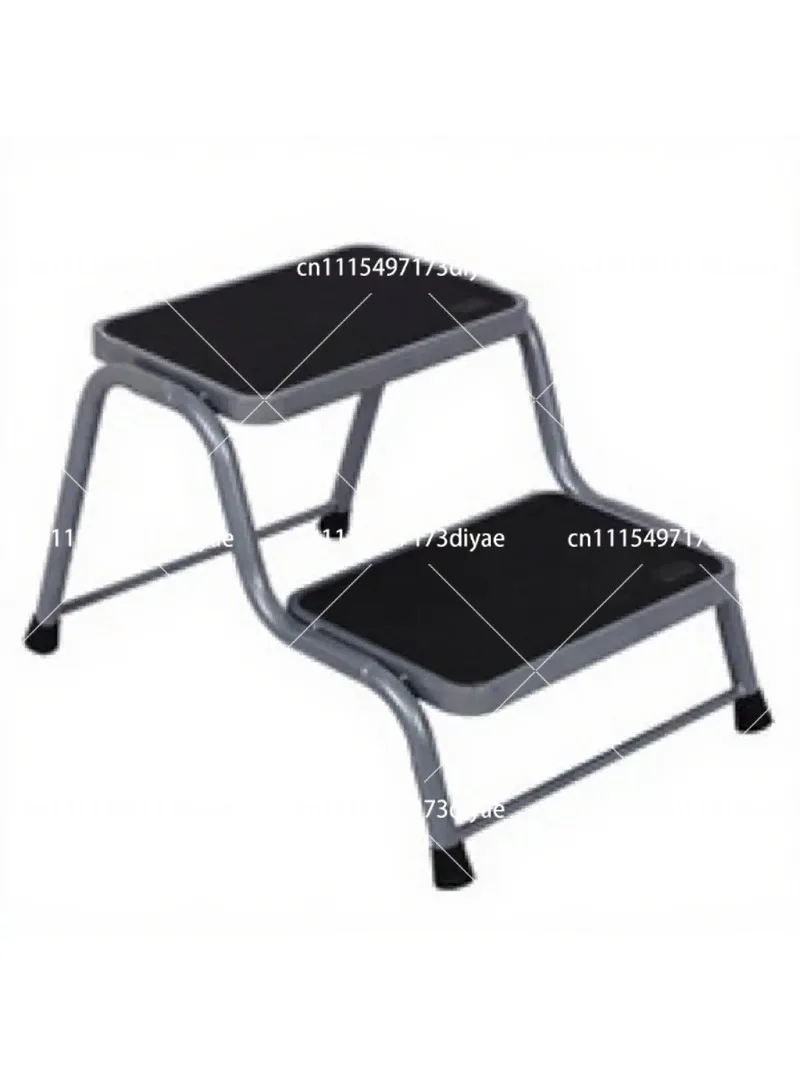Metal 2 Step Ladder Stool Thickened Anti-Slip Kitchen Step Stool Multifunctional Home Climbing Ladder Wide Bathroom Stool
