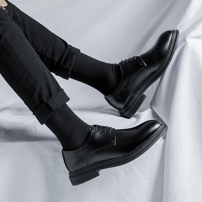 Zapatos Forms de Negocios para Hombre, Zapatos  Nes Casus de Boda con Suela Suave, Zapatos Ox de Cuero con ...