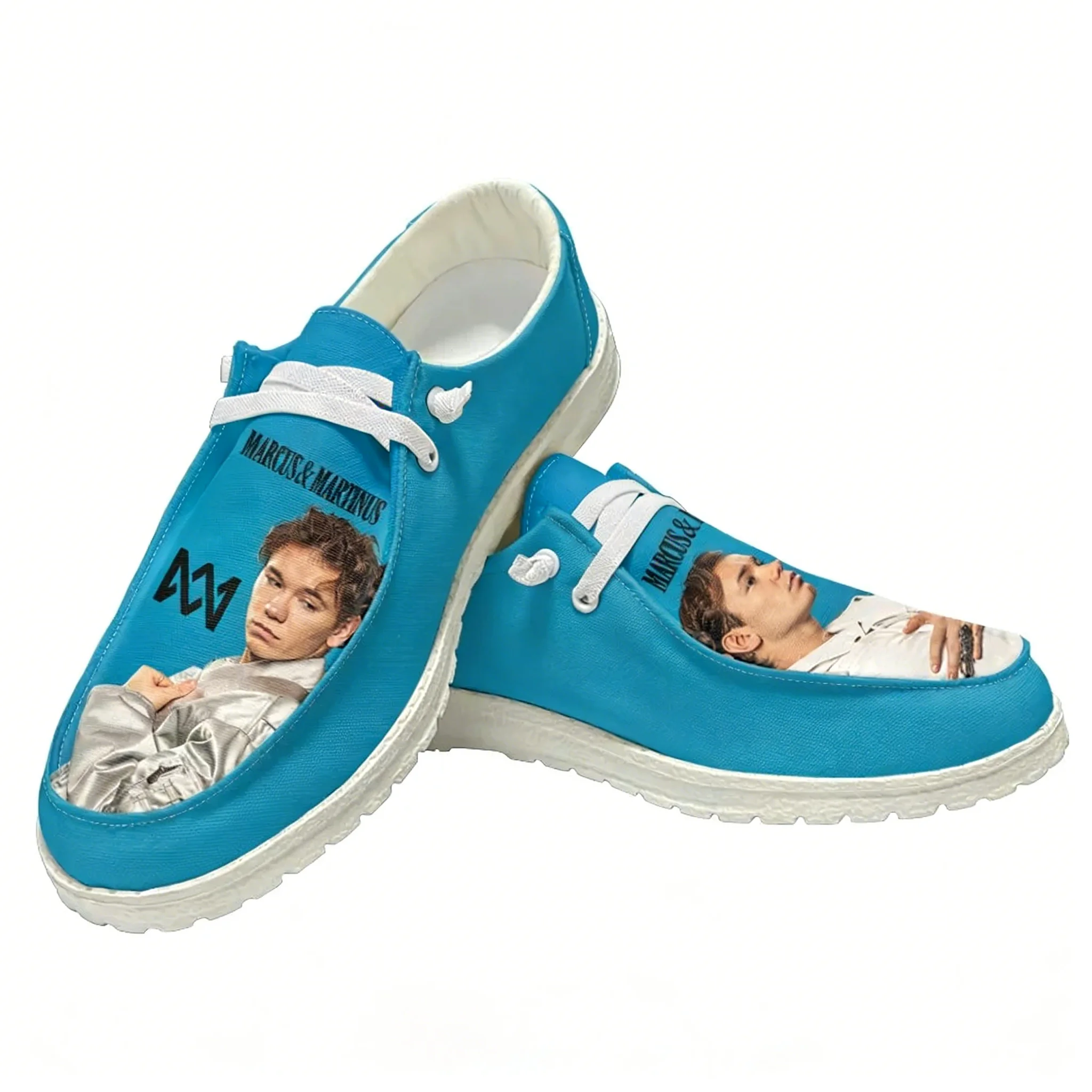 

Marcus And Martinus Dance Singe Casual Shoes Men Woman Flat Shoe Breathable Outdoor Lightweight Footwear Couple Custom Made Shoe