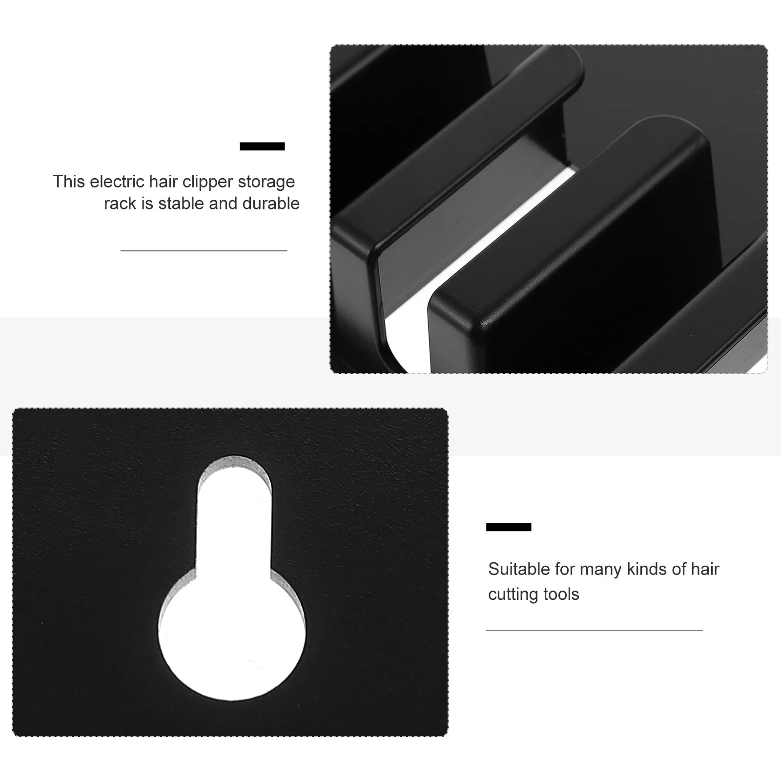 

1 шт. Компактная прочная подставка для парикмахерских инструментов: для машинок для стрижки волос и других принадлежностей, удобная настольная подставка для хранения