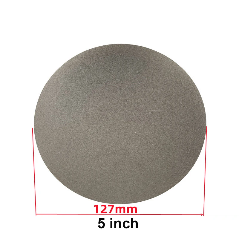 Disco de Rebolo Revestido de Diamante Lapping Flat Lap Polimento para Jóias Pedra de Vidro Ferramentas Abrasivas Pol 127 mm