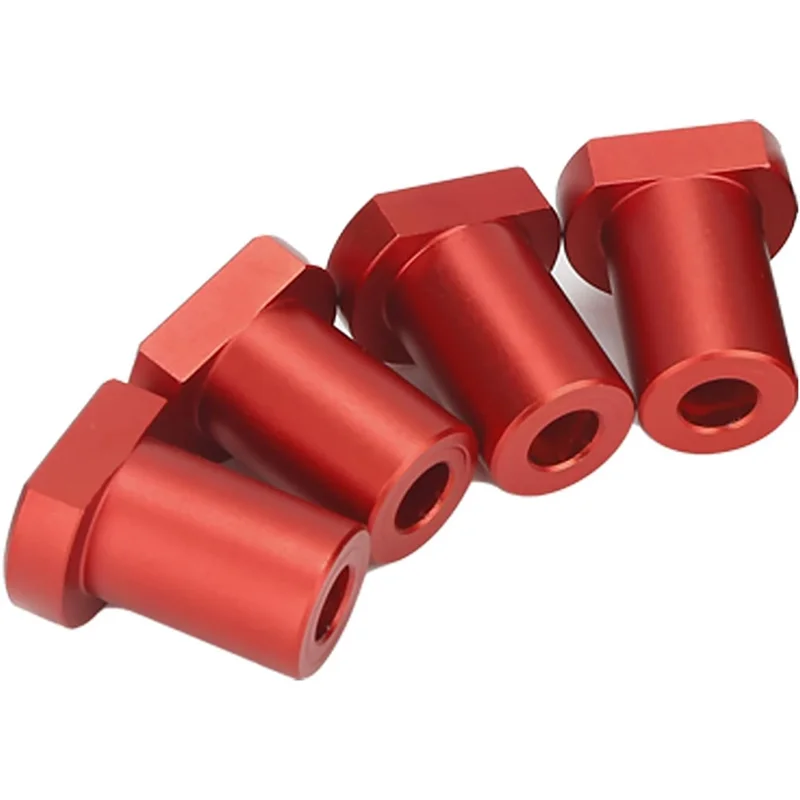 L33A_Bench Dogs, 8 Pack Aluminum Alloy Bench Dogs Woodworking Clamp MFT Table Stop for 3/4 Inch Dog Hole Red