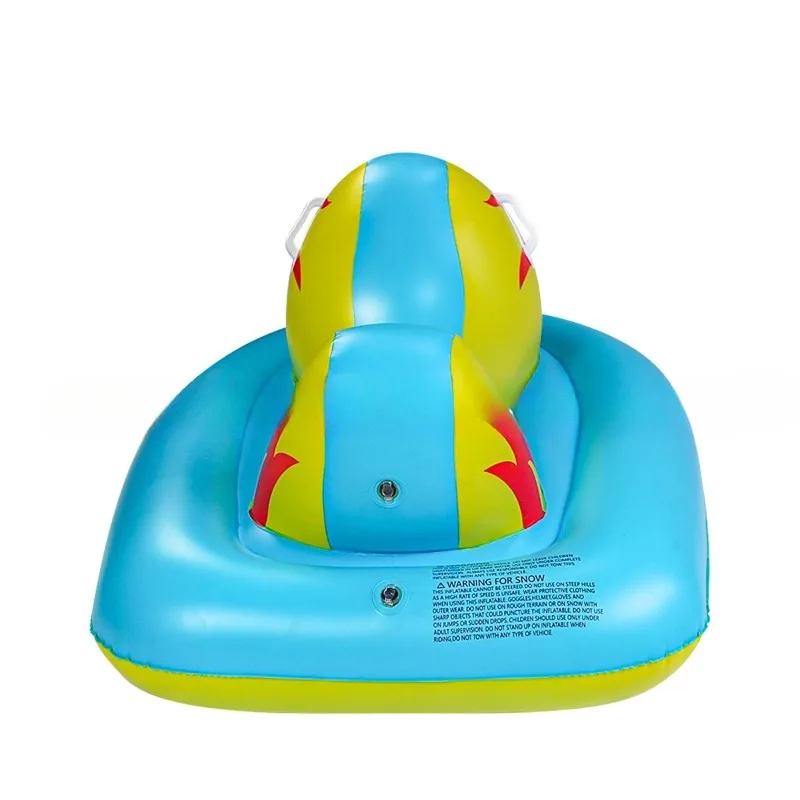 PVC Inflatable Children's Jet  Ski Dry Ski Circle Trail Snowboarding   Pare Soleil De Voiture Electronic Load