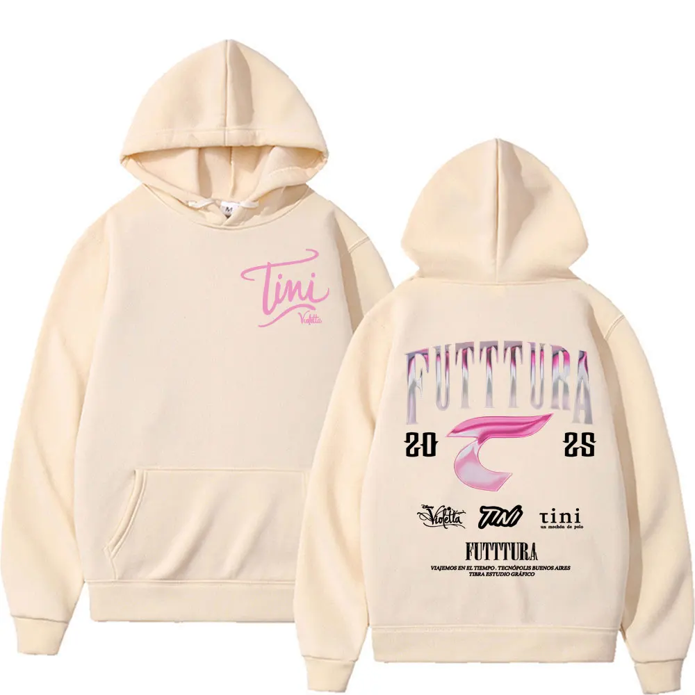 ألبوم المغني الصغير ستوسيل فوديرا 2025 جولة بلوزات الرجال النساء الموضة الجمالية الرجعية هوديي الشارع الشهير كم طويل هوديس