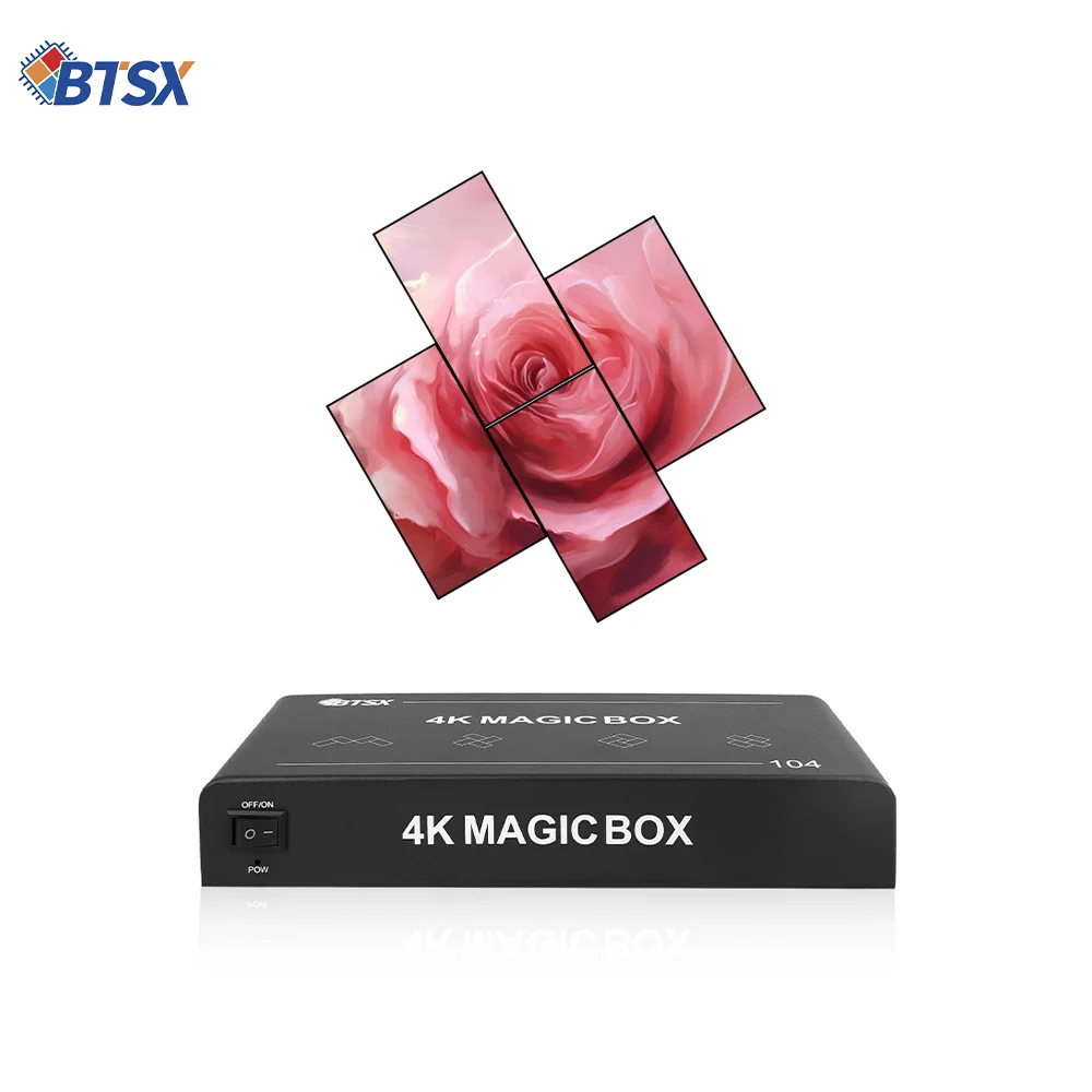 Magic Box 4K Video Wall Controller High Performance 1x2 1x3 1x4 2x2 Video Wall Processor Splicing Function Video Splitters