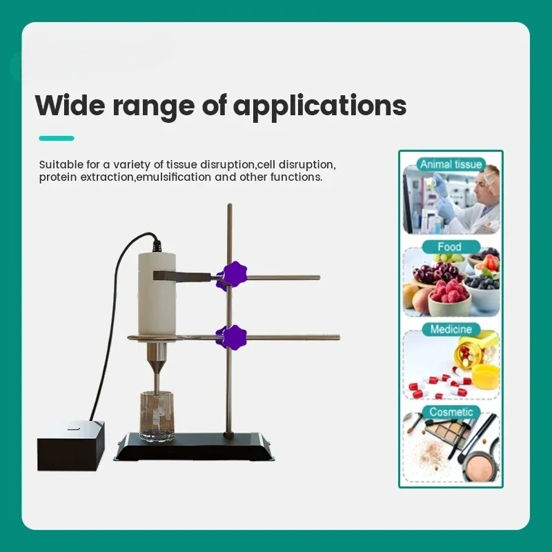 

Ultrasonic cell disruptor laboratory plant crushing, traditional Chinese medicine extraction, emulsification and dispersion