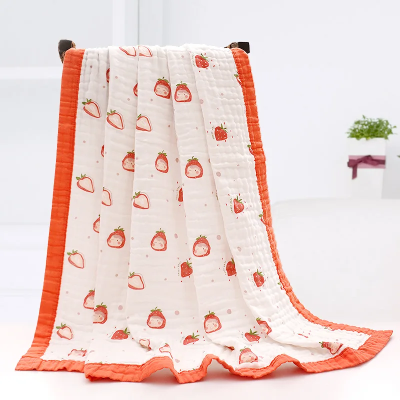 Baby Swaddle 100% Cotton Soft Baby Blanket For Newborn Baby Wrap Sleepsack Bath Towel 110*110cm