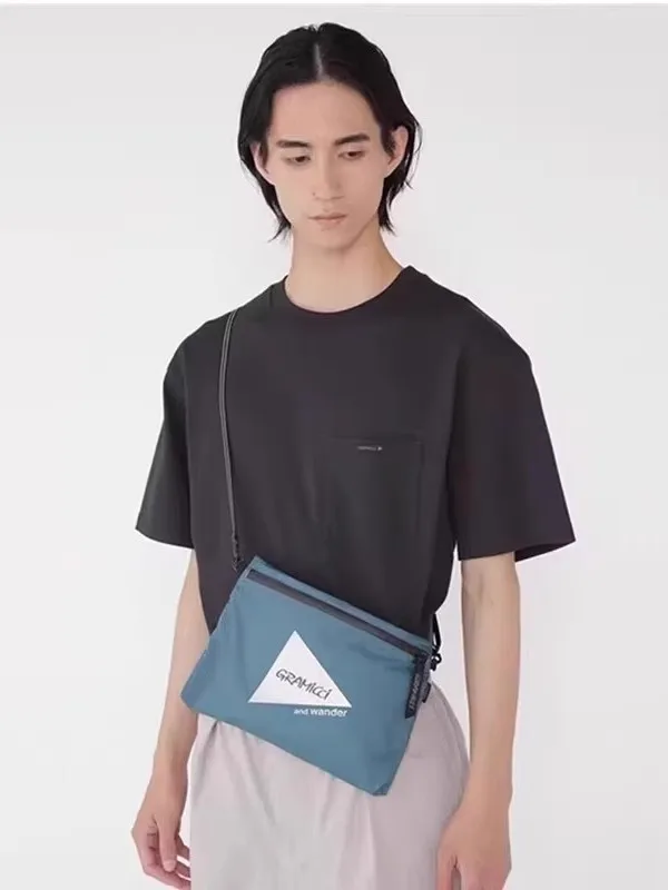 

Reflective Waterproof Crossbody Bag Single oulder Small Square Bag CCI Collaborative Work Casual Leisure Nylon Fabric