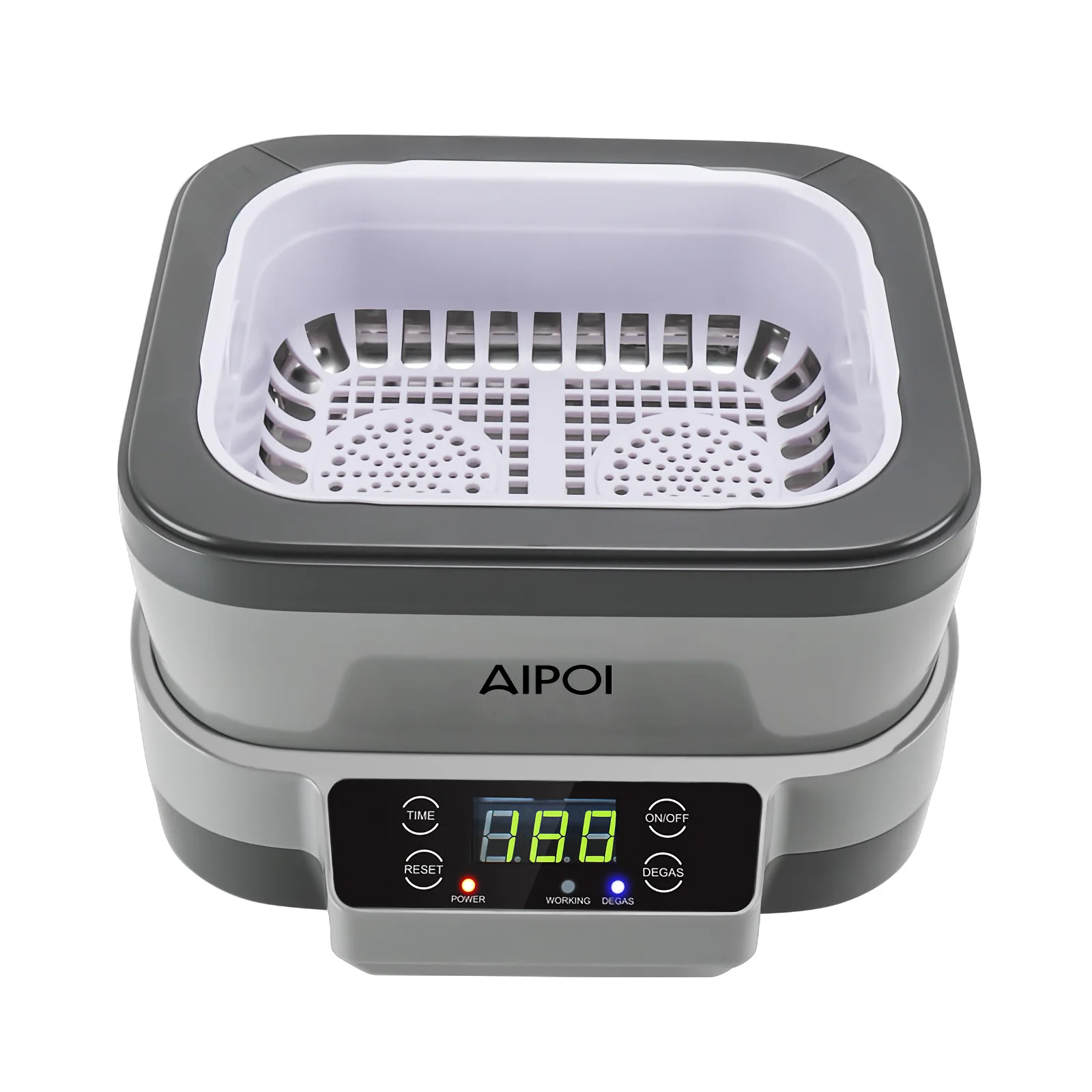 AIPOI Ultrasonic Cleaner Jewelry Watch Glasses Ring Ultrasound Cleaning Bath Machine