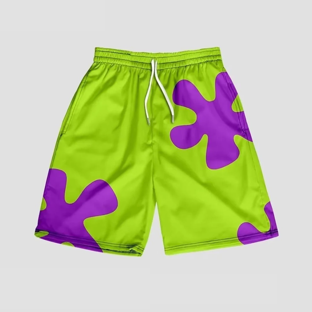 Gymshorts Zachte print Normale hardloopsport Joggingbroek Fitness Zwemkleding Workout Shorts Strand Zomer Gymvakantie