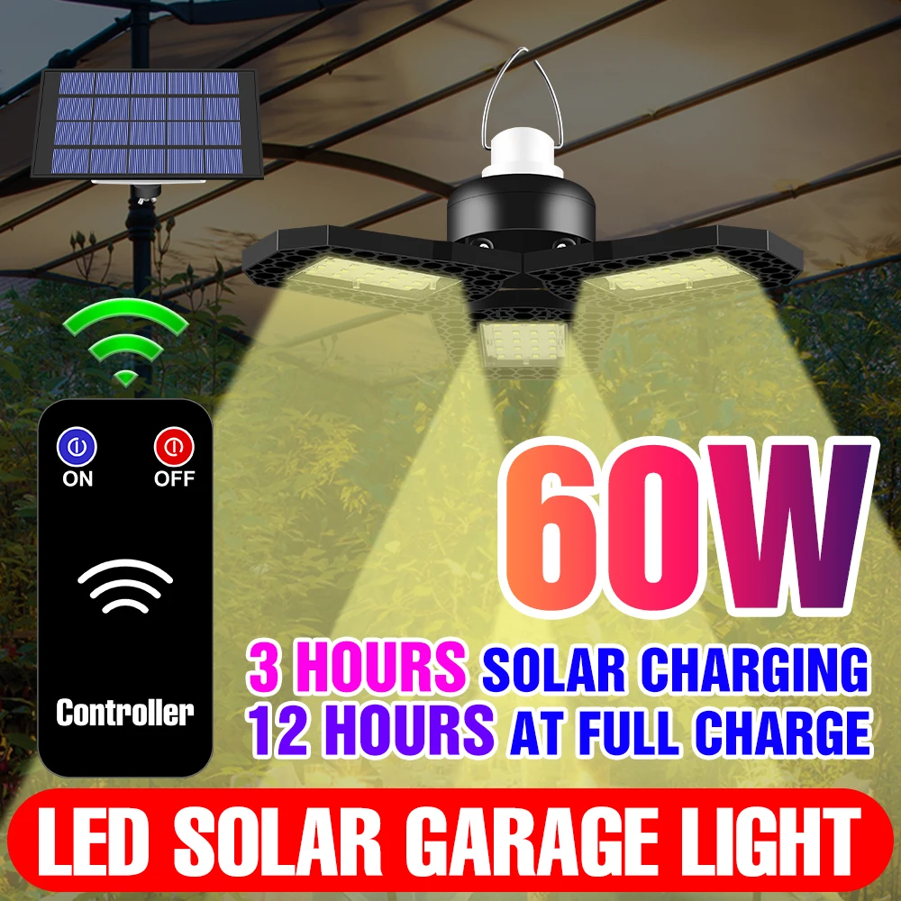 80W Solar Led Light Wall Lamp Outdoor Solar Lights 60W LED Solar Panel Spotlights For Garden Balconies Street Lamp Garden Lights