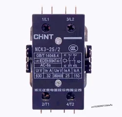 Original CHINT Ac Contactor for Air Conditioner NCK3-25/2 25A 220V NCK3-32/2 32A 220V NCK3-25/101 NCK3-25/1 40A NCK3