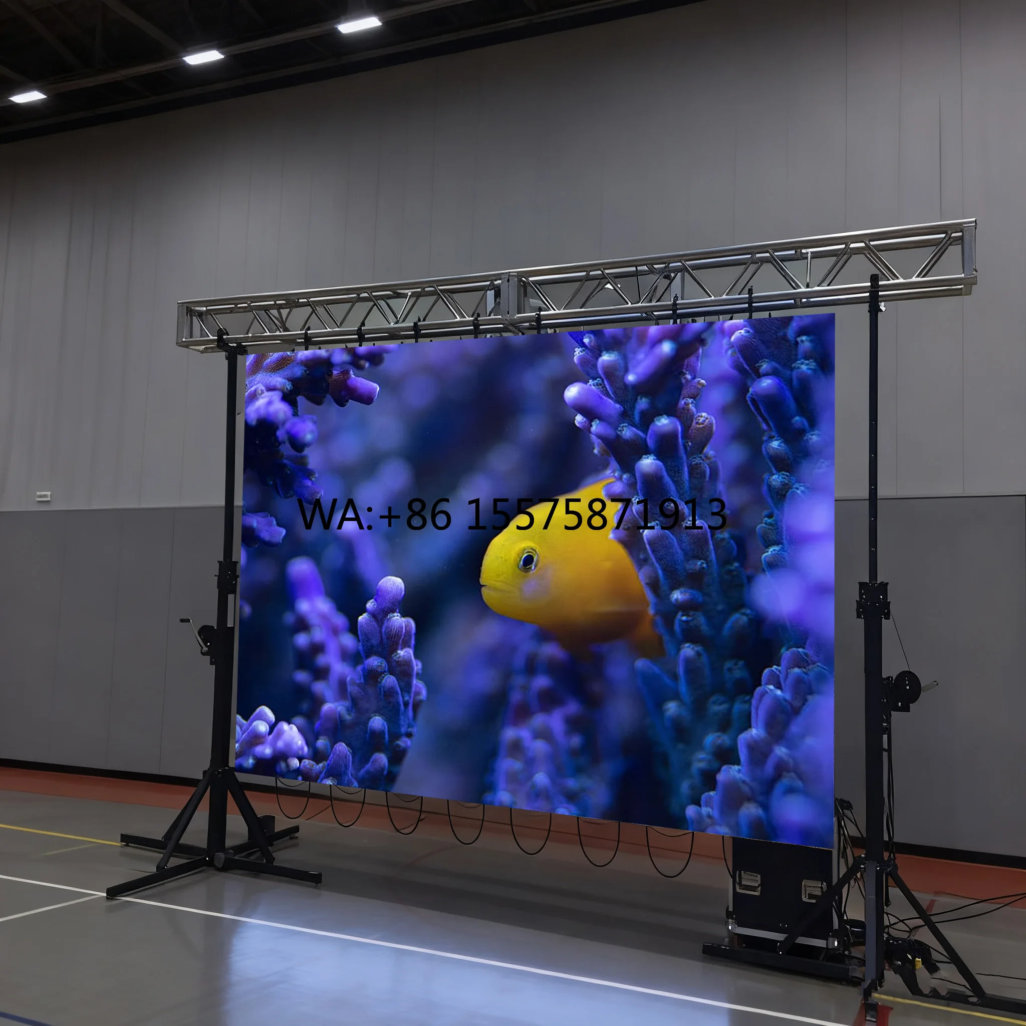 Customizable Manufacturer Direct Sale High Brightness Wholesale 500x1000mm Rental Indoor Led Screen