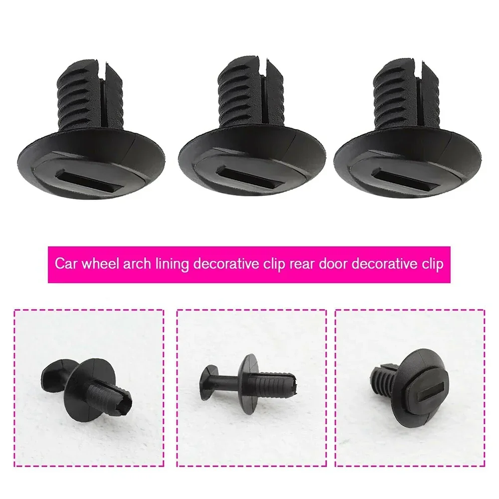 Car Rear Door Trim Clip FOR Mercedses Sprinter For Vito Lining Plastic Wheel Arch 40pcs/Set 8mm Hole Accessories