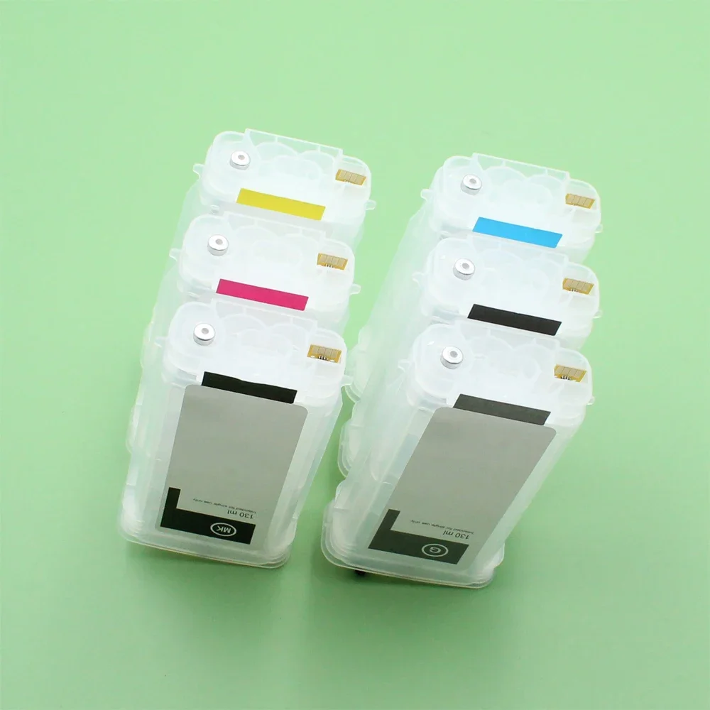 130ml For HP72 Refillable Ink Cartridge With ARC chip for HP 72 For HP Designjet T610 T770 T790 T1100 T1120 T1200 T1300 Printer