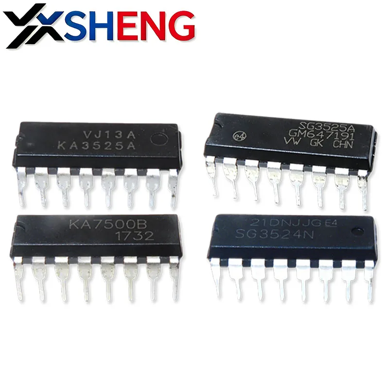 10PCS KA3525A KA3525 SG3525A SG3524N KA7500B DIP-16 Switng Controllers S Controller KA7500 SG3525 SG3524 DIP16 DIP IC