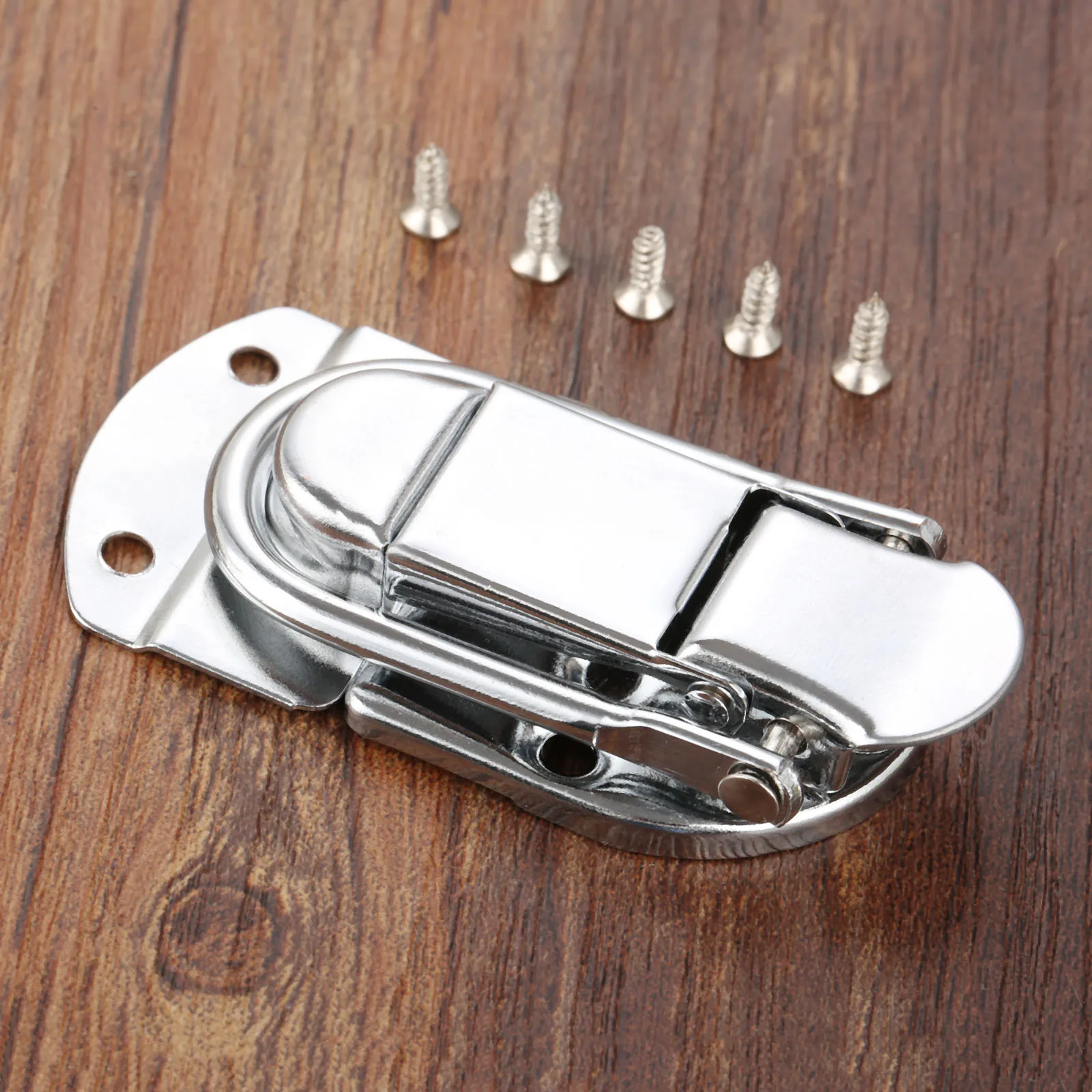 

1pc 68*34mm Silver Toggle Latch Chest Box Gift Box Suitcase Case Buckles Toggle Hasp Latch Catch Clasp