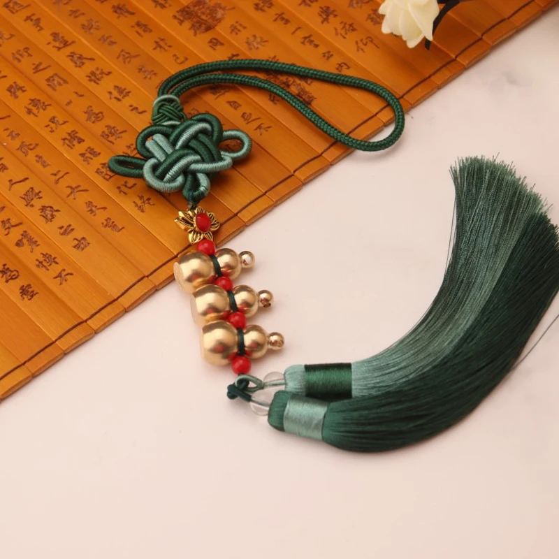 Asia Geomantic omen master HOME exorcise evil spirits CAR safety Copper gourd good luck Amulet  protective talisman