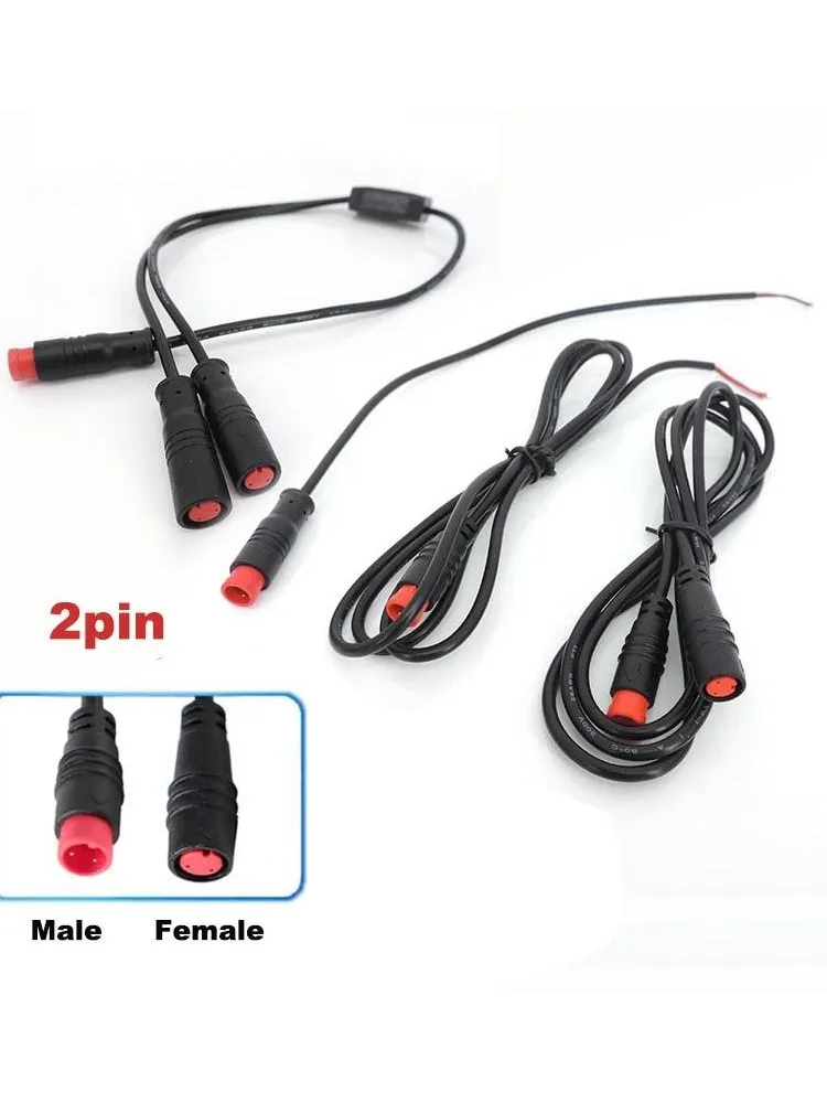 AliExpress NONE 2pin signal sensor connect Electric bicycle E-bike waterproof plug connector Scooter brake cable cut off power J17