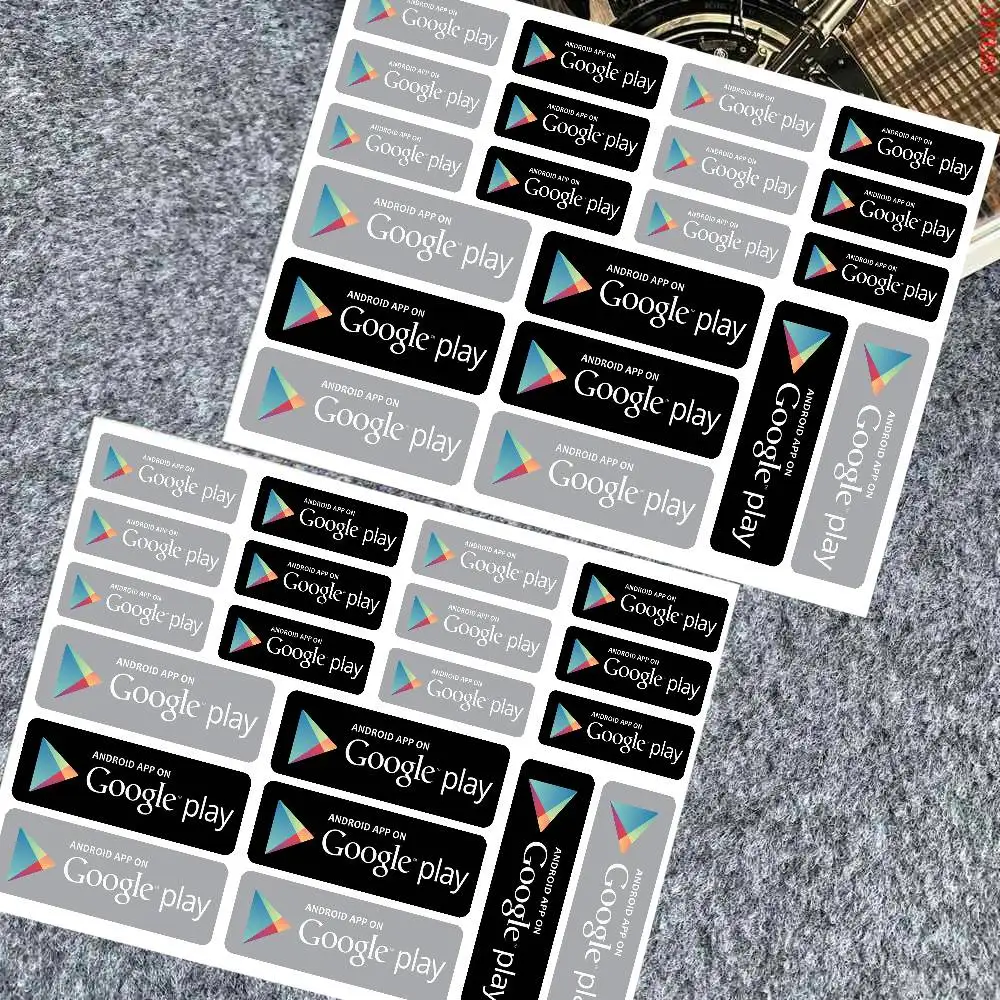

Набор наклеек G-Google-Play-Y: высококачественные печатные и вырезанные стикеры для мотоциклов