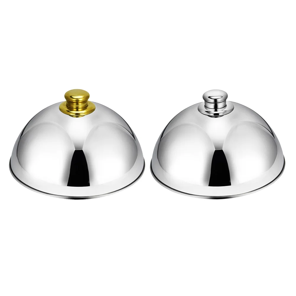 

Stainless Steel Food Cover Cloche for Home Restaurant Hotel Dish Dust Cover Protects from Mosquitoes Fly