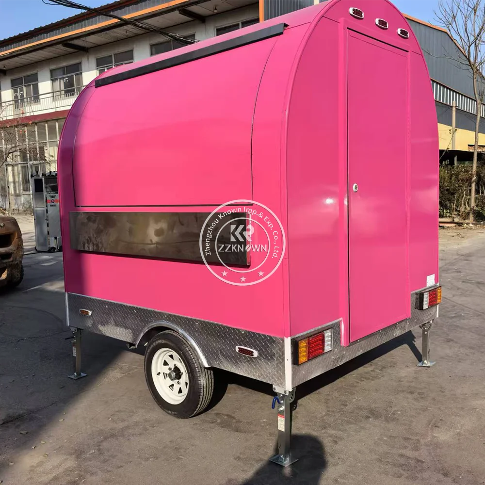 Customized Fast Food Van Trailer for Sale Snack Hot Hog Mobile Street Restaurant Street Ice Cream Food Truck Coffee Kiosk