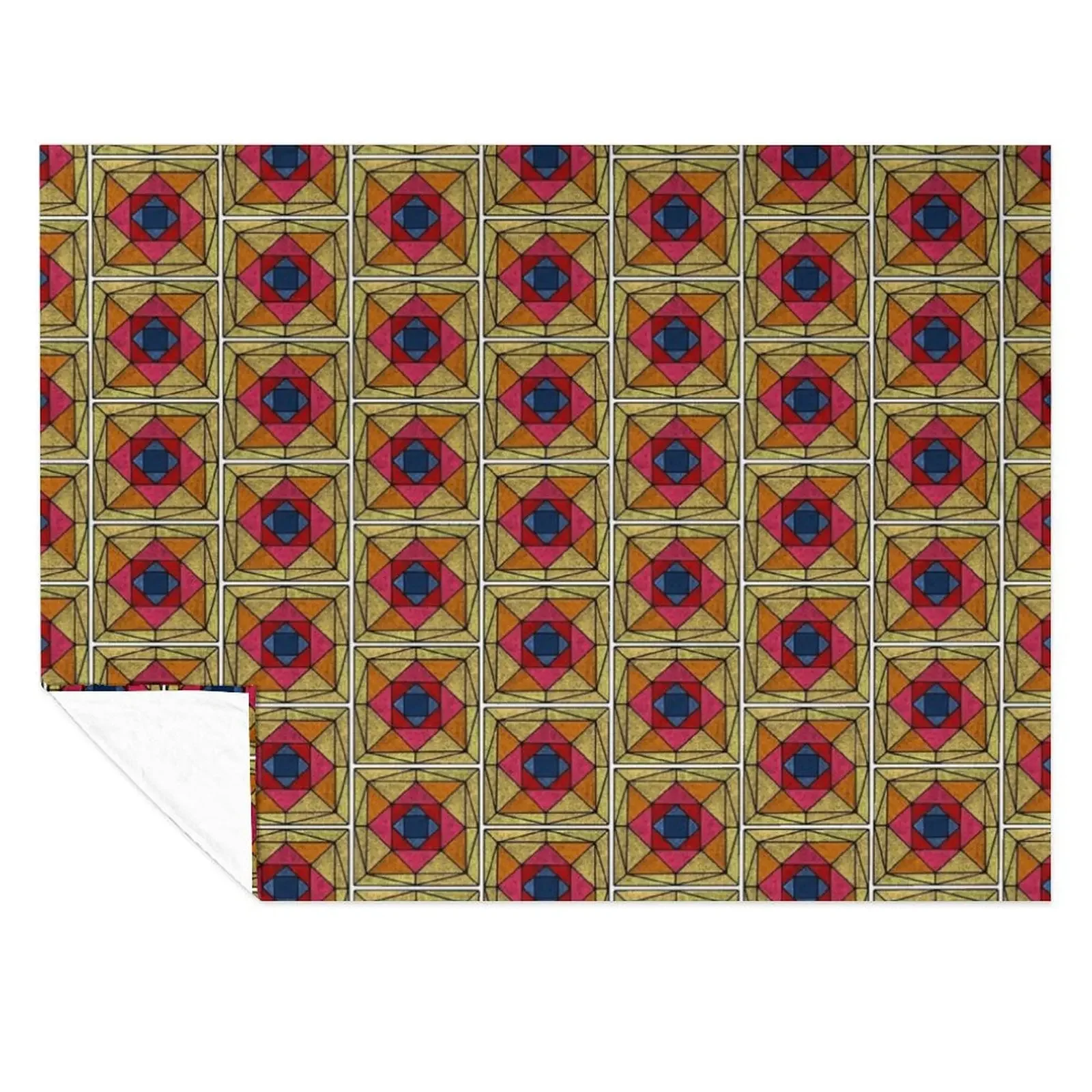 

Suspiria Stained Glass Ceiling Throw Blanket Decorative Beds Thin Sofa Cute Blankets
