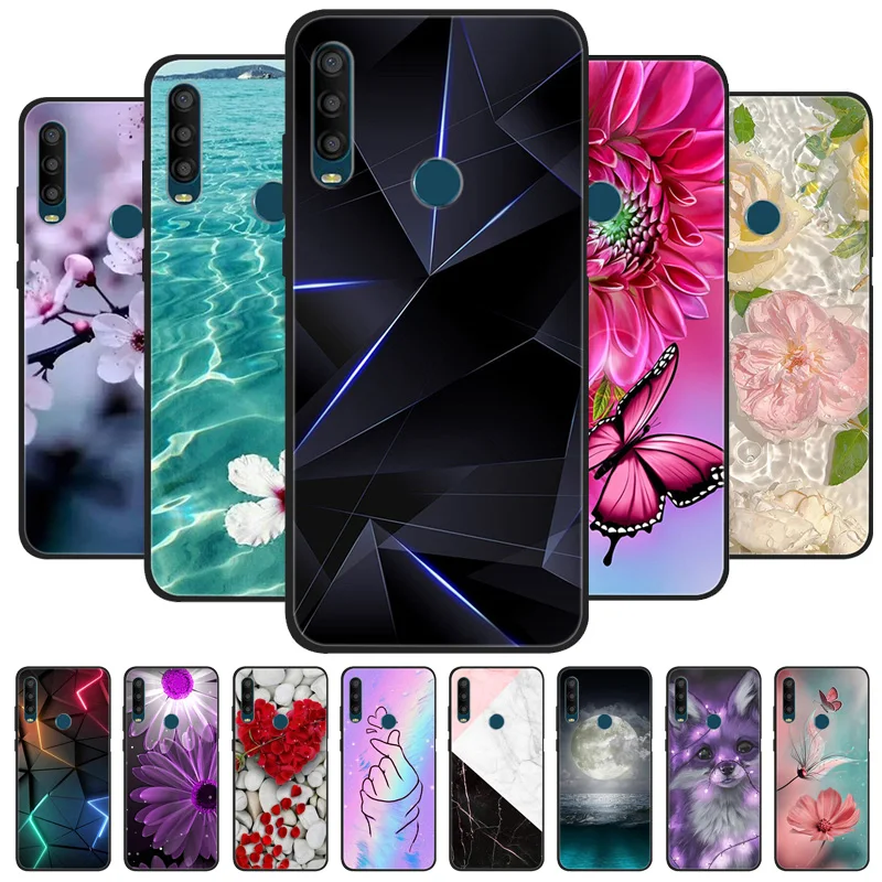 

For Alcatel 1SE 2020 Case Cartoon Soft Silicone TPU Astronaut Flower Cute Phone Case For Alcatel 1 SE 1se 5030D 5030F Back Cover