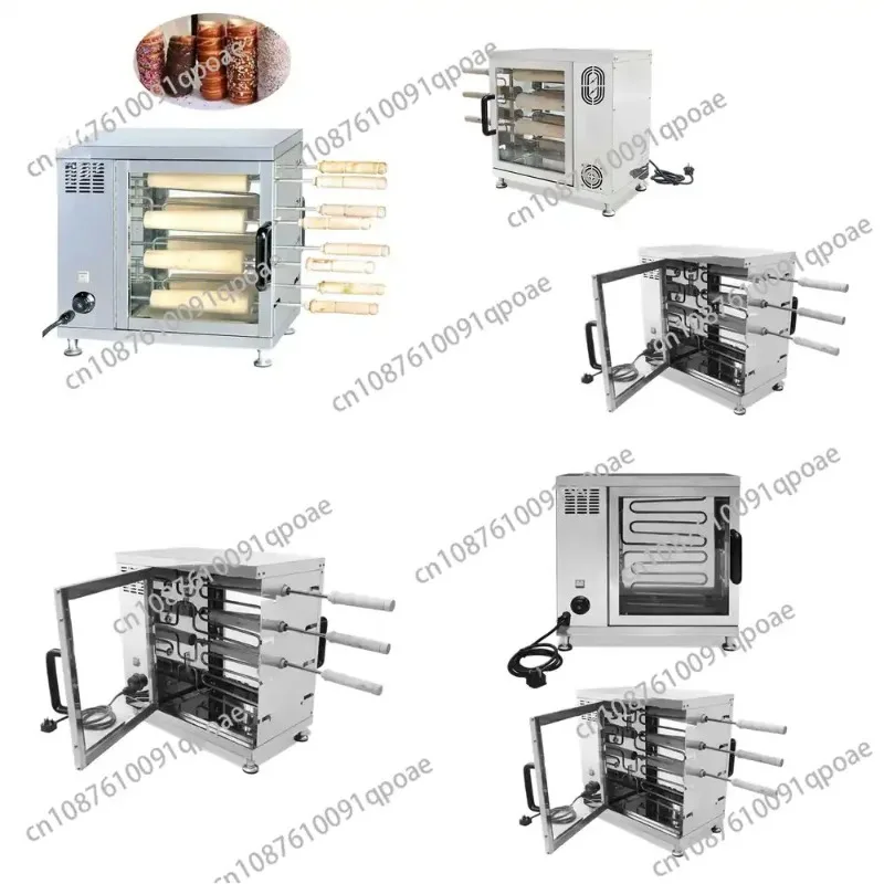 Hot Sale Electric Bakery Oven for Chimney Cake Kurtos Kalacs Making Machine with Adjustable Temperature Control and Rotating