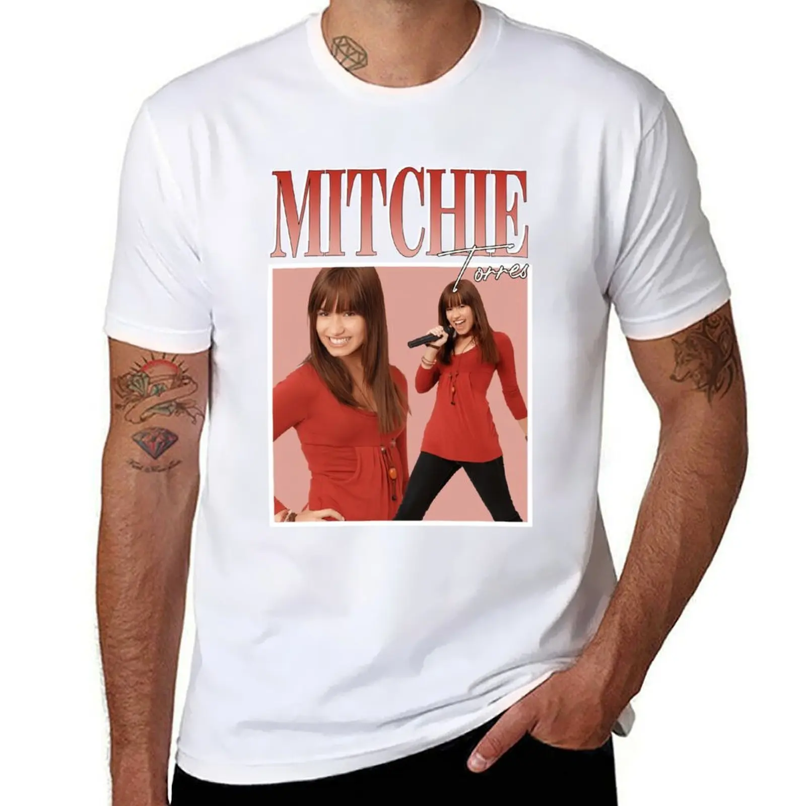 

Mitchie Torres T-Shirt t shirts cotton 100% anime tshirt T-Shirt